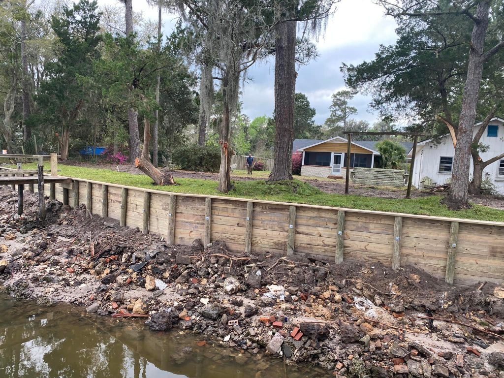 New Wood Bulkhead Installation-6-min New Wood Bulkhead Installation