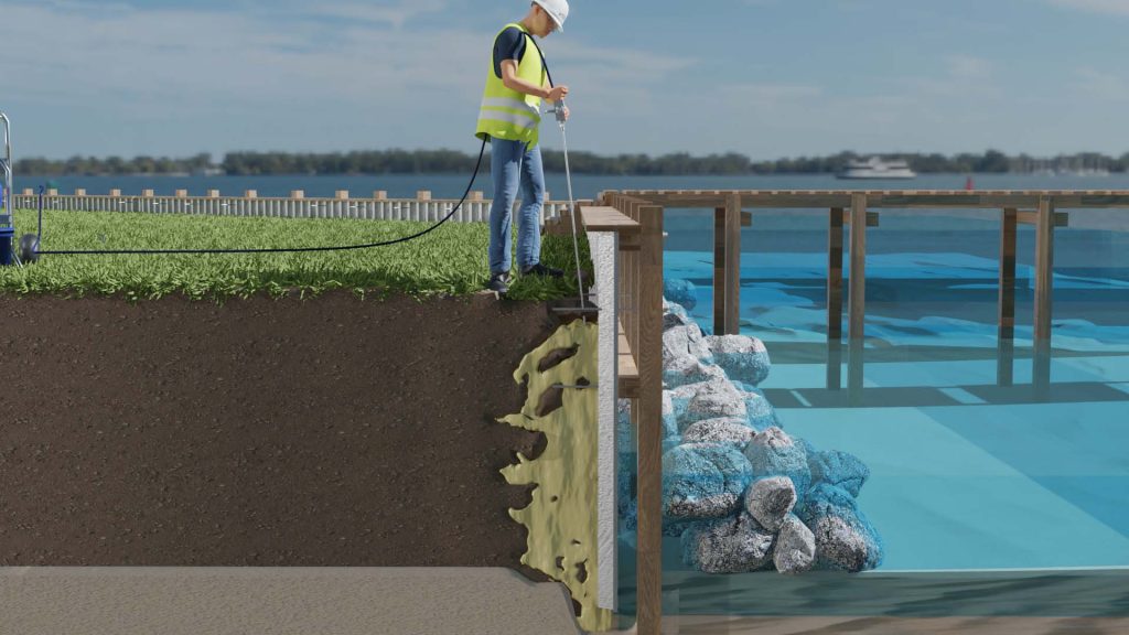 fort myers seawall repair image